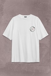 Twenty One Pilots Logo Stressed Sırt Ön Baskılı Oversize Tişört Unisex T-Shirt - Thumbnail