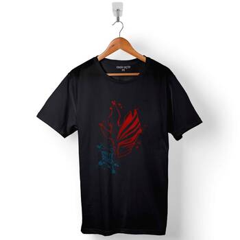 Two Side Bleach Anime Manga Baskılı Tişört Unisex T-Shirt