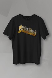 Unisex Tişört Judas Priest Heavy Metal Rock Painkiller Müzik Baskılı Siyah T-shirt - Thumbnail