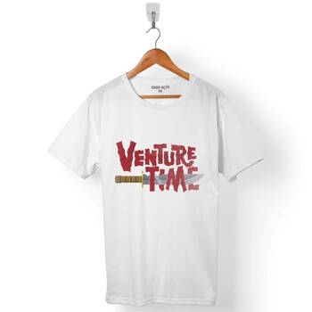 VENTURE ADVENTURE TIME LOGO BIÇAK ERKEK TİŞÖRT