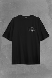 Venum Muay Thai Dövüş Sanatı Kobra Yılan Kafası Sırt Ön Baskılı Oversize Tişört Unisex T-Shirt - Thumbnail