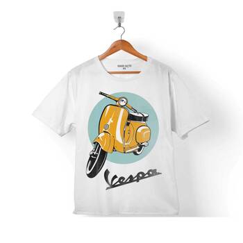 VESPA CLUB LOGO MOTOSİKLET ÇOCUK TİŞÖRT