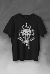 Viking Fenrir Wolf Head Vikings Kurt Kafa Baskılı Tişört Unisex T-Shirt - Thumbnail