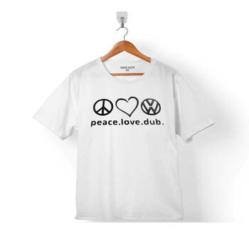 VOKSWAGEN CAMPER VAN PEACE LOVE DUB ÇOCUK TİŞÖRT