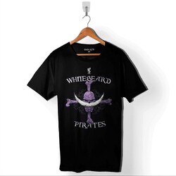 Whitebeard Amiral Prates One Piece Luffy Baskılı Tişört Unisex T-Shirt - Thumbnail