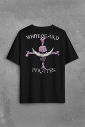 Whitebeard Amiral Prates One Piece Luffy Sırt Ön Baskılı Oversize Tişört Unisex T-Shirt - Thumbnail