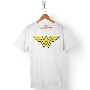 WONDER WOMAN WW DC COMICS LOGO 2 ERKEK TİŞÖRT