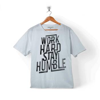 WORK HARD STAY HUMBLE ÇOK ÇALIŞ MÜTEVAZİ OL 3 ÇOCUK TİŞÖRT