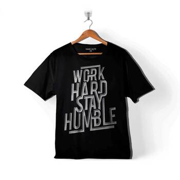 WORK HARD STAY HUMBLE ÇOK ÇALIŞ MÜTEVAZİ OL 3 ÇOCUK TİŞÖRT