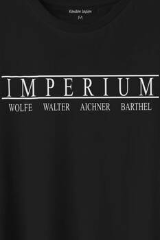 Wwe Imperium Wolfe Walter Aichner Barthel Amerikan Güreşi Baskılı Tişört Unisex T-Shirt