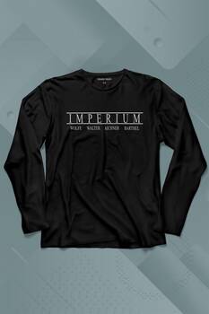 Wwe Imperium Wolfe Walter Aichner Barthel Amerikan Güreşi Uzun Kollu Tişört Baskılı T-Shirt