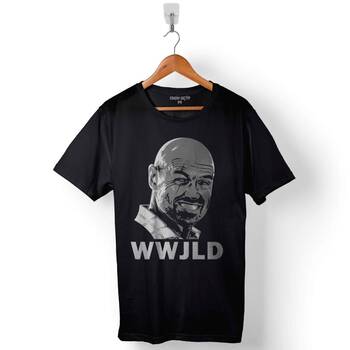 Wwjld What Would John Locke Do Lost Dizisi Baskılı Tişört Unisex T-Shirt