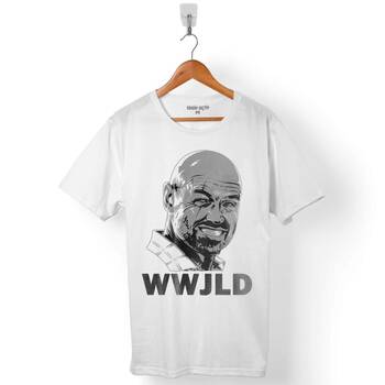 WWJLD WHAT WOULD JOHN LOCKE DO LOST DİZİSİ ERKEK TİŞÖRT