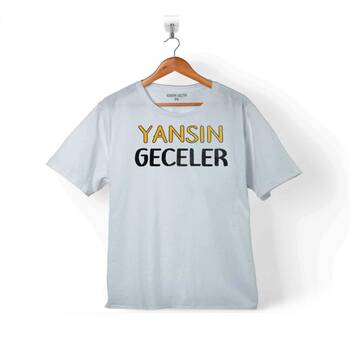 YANSIN GECELER ESPİRİLİ EĞLENCELİ ÇOCUK TİŞÖRT