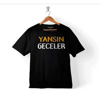 YANSIN GECELER ESPİRİLİ EĞLENCELİ ÇOCUK TİŞÖRT