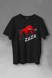 Zaza Boğa Gakkoş Elazığ Dana Beyaz Baskılı Tişört Unisex T-Shirt - Thumbnail