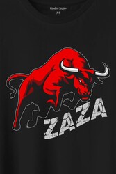 Zaza Boğa Gakkoş Elazığ Dana Beyaz Baskılı Tişört Unisex T-Shirt - Thumbnail