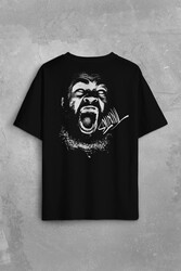 Zeroh Tinnitus Music Albüm Sırt Ön Baskılı Oversize Tişört Unisex T-Shirt - Thumbnail