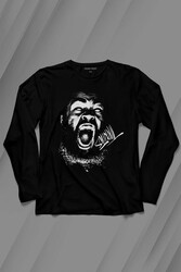 Zeroh Tinnitus MusicAlbüm Uzun Kollu Tişört Baskılı T-Shirt - Thumbnail